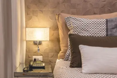 Letto o letti in una camera di Airone Hotel