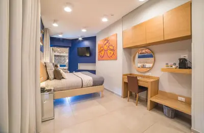 Letto o letti in una camera di Airone Hotel