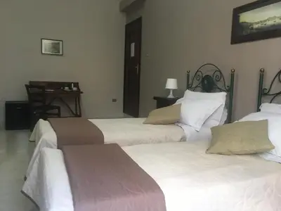 Letto o letti in una camera di Soggiorno Paradiso