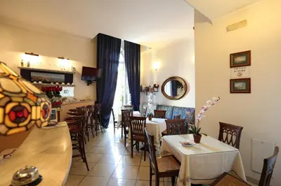 Area soggiorno di Bovio Suite