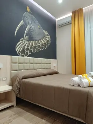 Letto o letti in una camera di Schilizzi Hotel