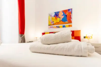 Letto o letti in una camera di Casa di Rosy