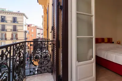 Letto o letti in una camera di Casa di Rosy