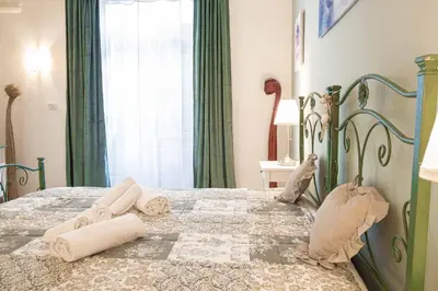 Letto o letti in una camera di Little house Camilla