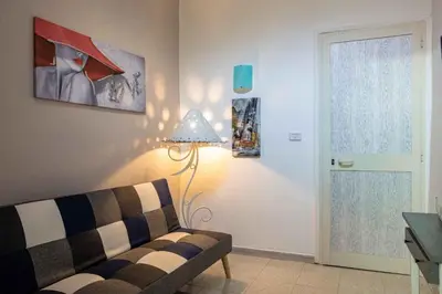 Area soggiorno di Little house Camilla