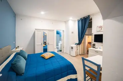 Letto o letti in una camera di Casa milù