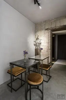 Area soggiorno di Unicum Suite Napoli Centro Storico