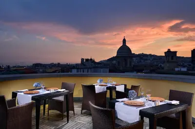 Balcone o terrazza di UNA Hotels Napoli