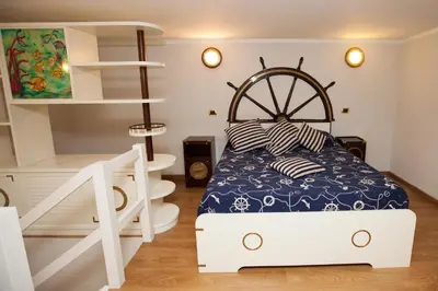 Letto o letti in una camera di Hotel Ausonia