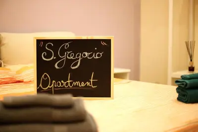 Letto o letti in una camera di San Gregorio Apartment