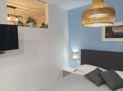 Letto o letti in una camera di Giata home