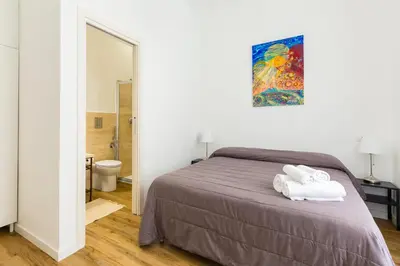 Letto o letti in una camera di Barrio 133 - double bedroom in center by Napoliapartments