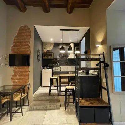 Area soggiorno di Barrio Flat