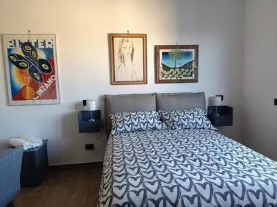 Letto o letti in una camera di RICOMINCIO DA ME