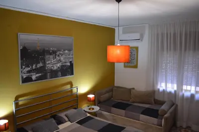 Letto o letti in una camera di Mario's House