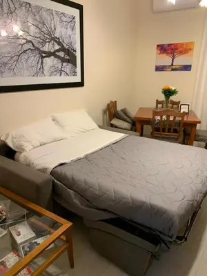 Letto o letti in una camera di Casa Rafela