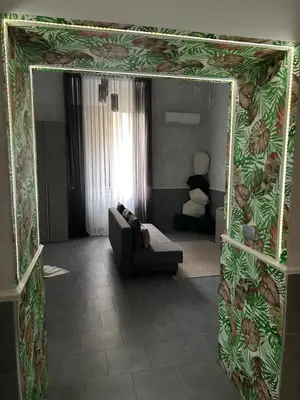 Area soggiorno di A un passo dal Castello Maschio ANGIOINO Appartment