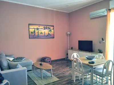 TV o dispositivi per l'intrattenimento presso Jamila Apartment