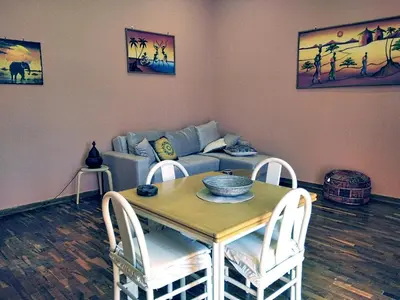 Area soggiorno di Jamila Apartment