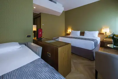 Letto o letti in una camera di Exe Majestic