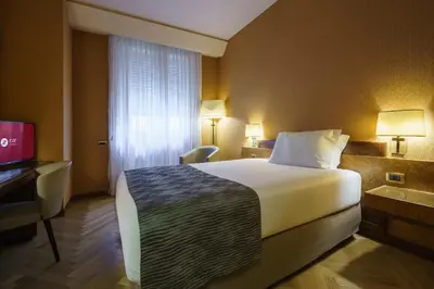 Letto o letti in una camera di Exe Majestic