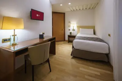 Letto o letti in una camera di Exe Majestic