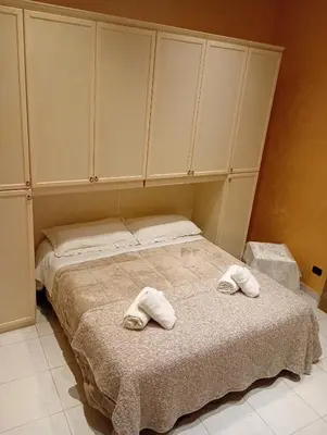 Letto o letti in una camera di Dimora dei pastori