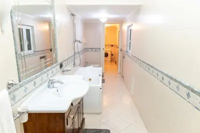 Bagno di Deluxe apartment with garden in Vomero