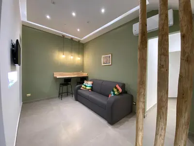 Area soggiorno di Dante Dream Apartment centro storico