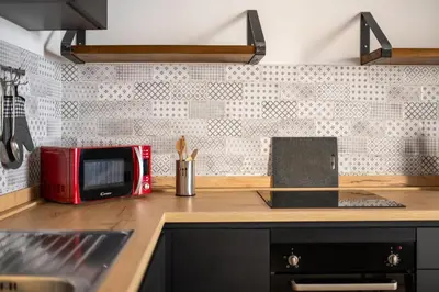 Cucina o angolo cottura di Stay in Naples Flats Santa Chiara