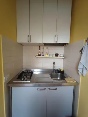 Cucina o angolo cottura di Studio Apartment in Neapolitan Castle Int 28