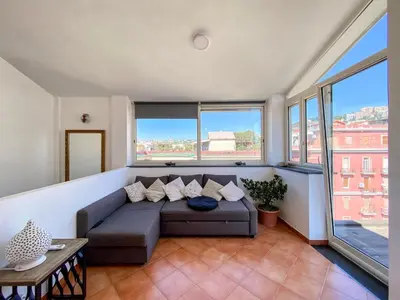 Area soggiorno di La casa di Nettuno