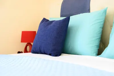 Letto o letti in una camera di L'angoletto in centro