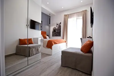 Area soggiorno di Scugnizzo Apartment Luxury Home