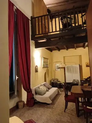 Letto o letti in una camera di Appartamento centro storico Napoli