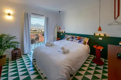 Letto o letti in una camera di B&B Toledo Panoramic Rooftop with terrace