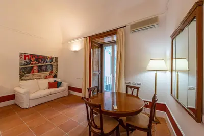 Letto o letti in una camera di Corte Satriano Residence