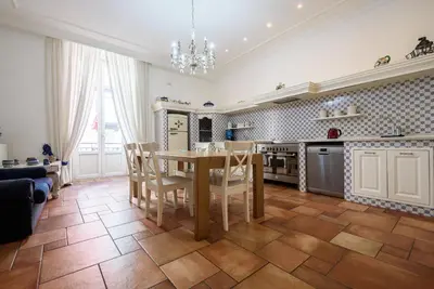 Cucina o angolo cottura di Palazzo dello Spagnolo Suite