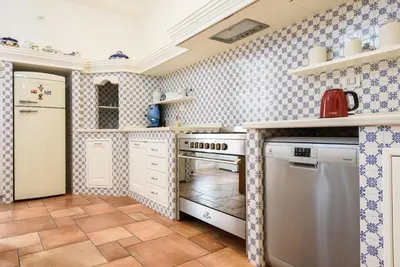 Cucina o angolo cottura di Palazzo dello Spagnolo Suite