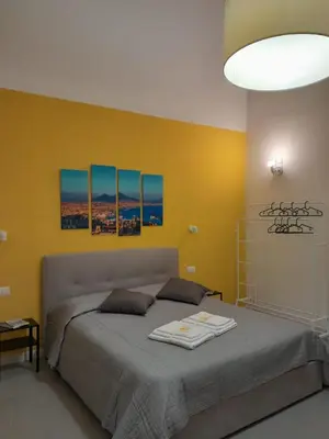 Letto o letti in una camera di Monteoliveto 5