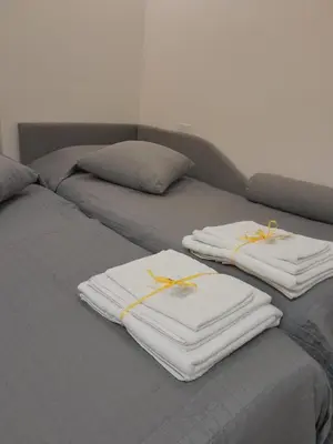 Letto o letti in una camera di Monteoliveto 5