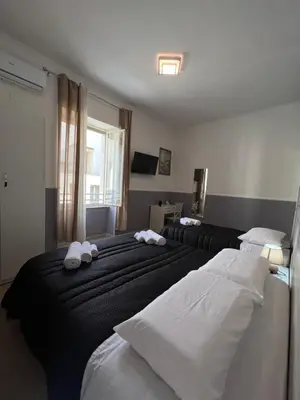 Letto o letti in una camera di Silvana Appartamento
