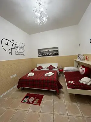 Letto o letti in una camera di O’ vascetiello a 27