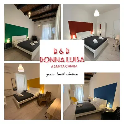 Letto o letti in una camera di Donna Luisa a Santa Chiara
