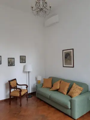 Area soggiorno di Casa Antica Pizzofalcone