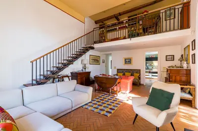 Area soggiorno di Residenza Capano Charming House by Napoliapartments