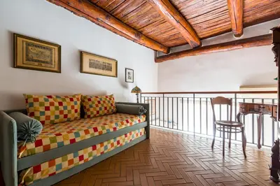 Area soggiorno di Residenza Capano Charming House by Napoliapartments