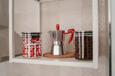 Set per la preparazione di tè e caffè presso Brombeis Fantastica by Casa Napoletana - Town center