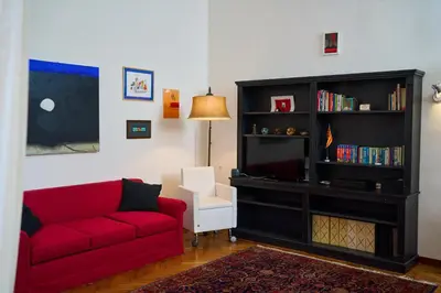 Biblioteca nella casa vacanze