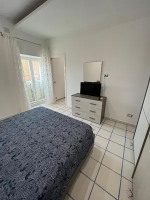 Letto o letti in una camera di Casa Echia